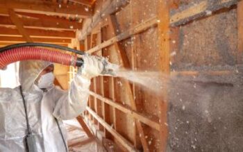 a licensed installer installs tap insulation in a virginia home